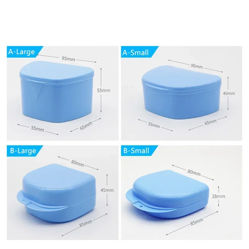 

30pcs Tooth Retainer Tooth Box Braces Container Mouthguard Guard Denture Storage Case Clean Organizer Case