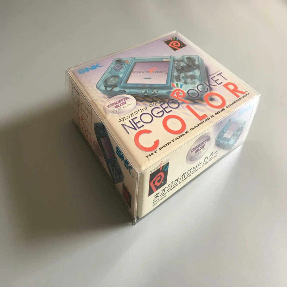 Collection Display Box For NGPC/SNK Neo Geo Pocket Color Game Storage Transparent Boxes TEP Shell Clear Collect Case