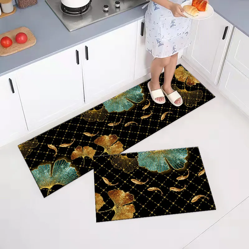 Fashion Simple Nordic Style Kitchen Mat Floor Carpet House Hold Carpet Long Strip Door Mat Modern Home Decor