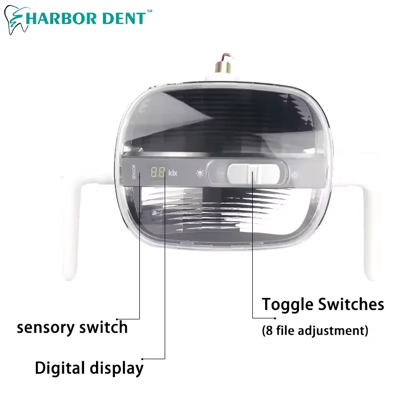 Dental Reflect Lamp LED Lamp Oral Light For Dentistry Operation Chair Inductive Infrared Spotlight White/Yellow 2 Color Light