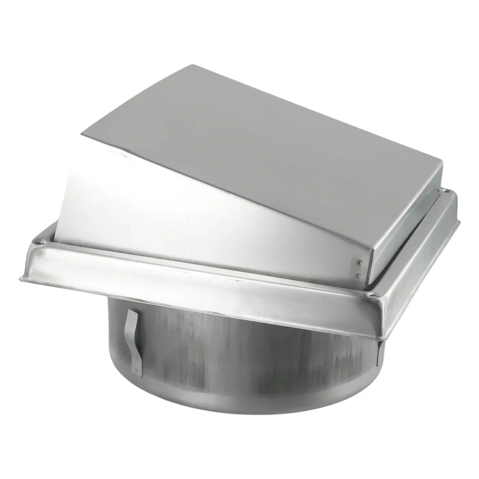 Stainless Steel Air Outlet External Wall Rain Hat Metal Cover Silver Wall Air Vent Outlet Wall Ceiling Air Vent