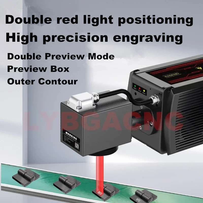 LY Flying Marking Machine Ultraviolet Ray Purple Cold Light UV 3W 5W & CO2 Metal Pipe 30W 40W Laser Marking Machine
