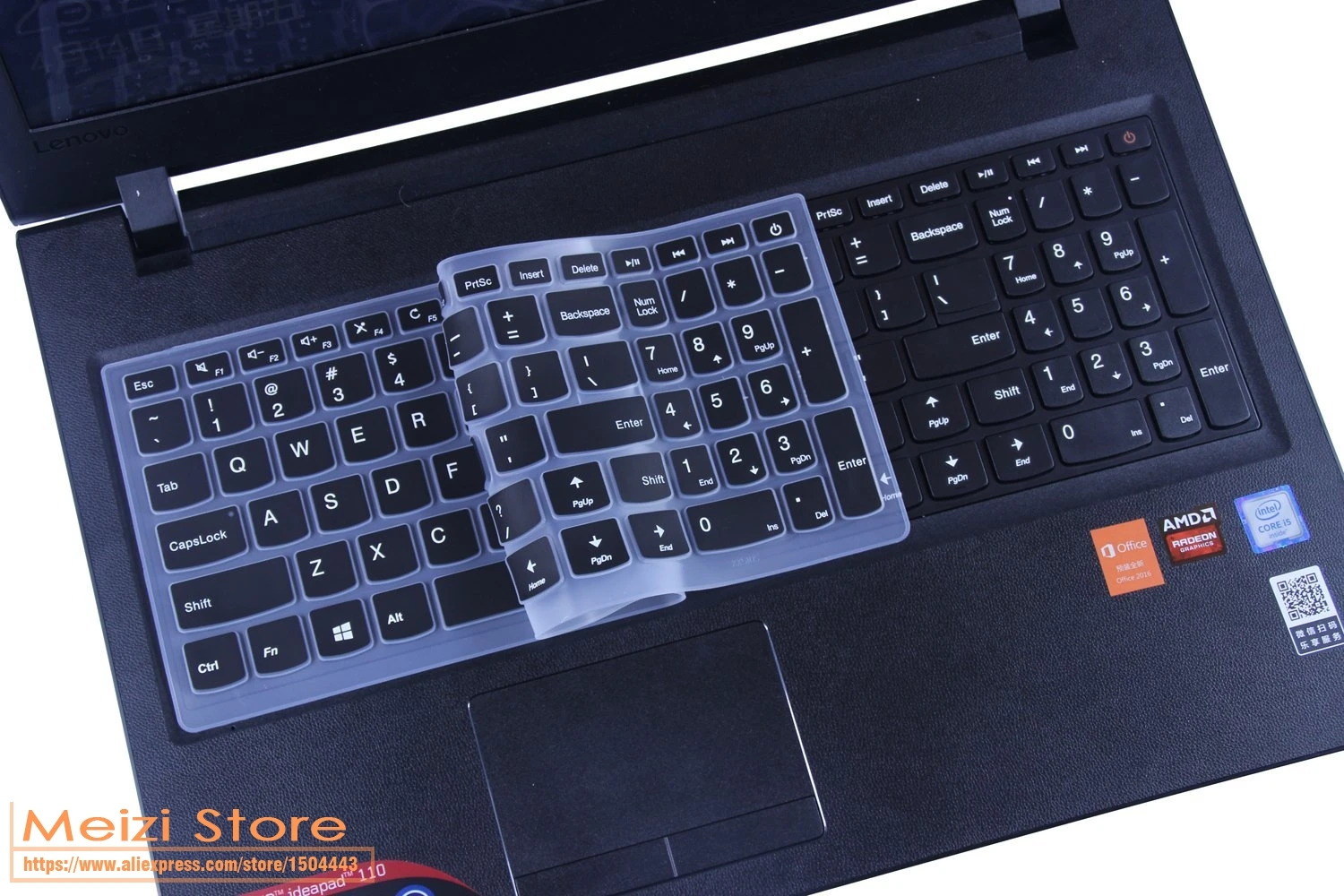 Capa protetora para ideapad 310, 15/510, 15/110, 17 polegadas, para notebook, capa de proteção