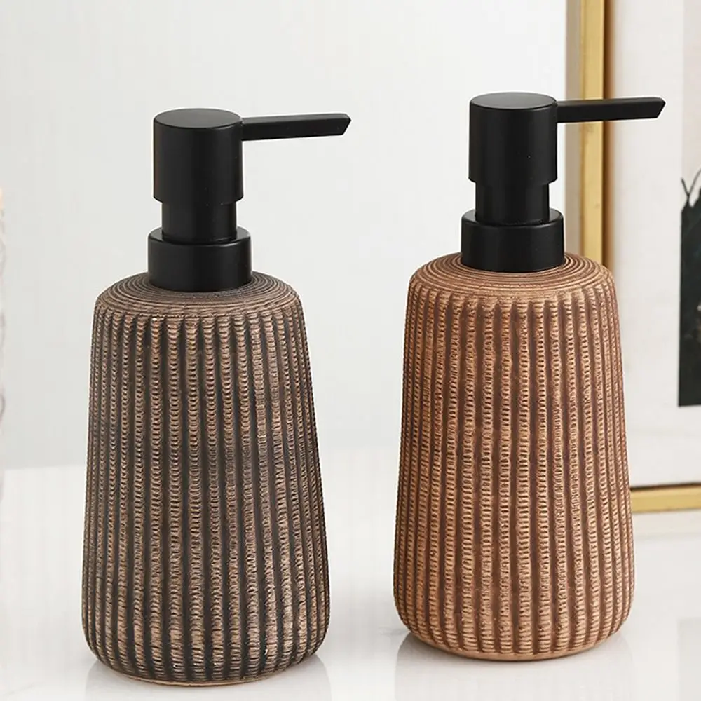 Nachfüllbarer Keramik-Seifenspender, Vintage, kreativer Handwaschspender, spart Seife, multifunktionale Schaumspenderflasche für das Badezimmer – Detail 3