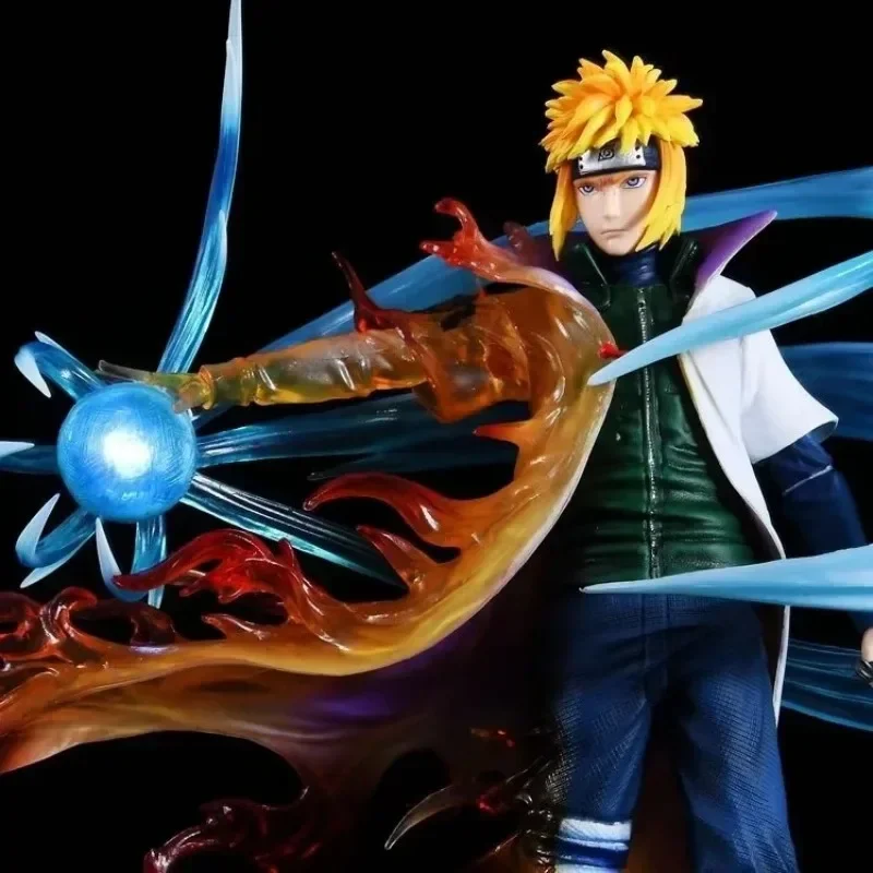 Figura de acción de Anime Naruto, figuras de Namikaze Minato, figura Gk, decoración de Rasengan, modelo coleccionable de Pvc, juguetes para niños, regalo