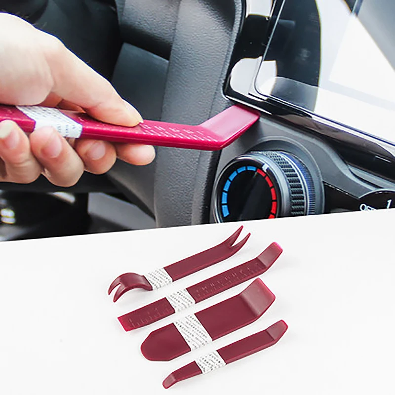 Auto Door Clip Panel Trim Removal Tool Navigation Disassembly Installer Car Audio Disassembly Kits Prying Automobile Nail Puller