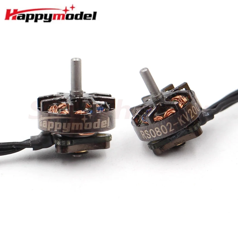 Happymodel RS0802 20000KV 1S يبو خفيفة للغاية قطعة واحدة الدوار الخارجي مصغرة فرش السيارات CW CCW متوافق ل Mobula7 1S