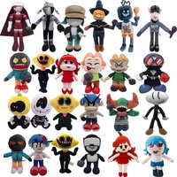 New Friday Night Funkin Plush Toys Hot Game Spooky Month Skid and Pump Sarv Ruv Garcello Soft Stuffed Dolls Children Gift