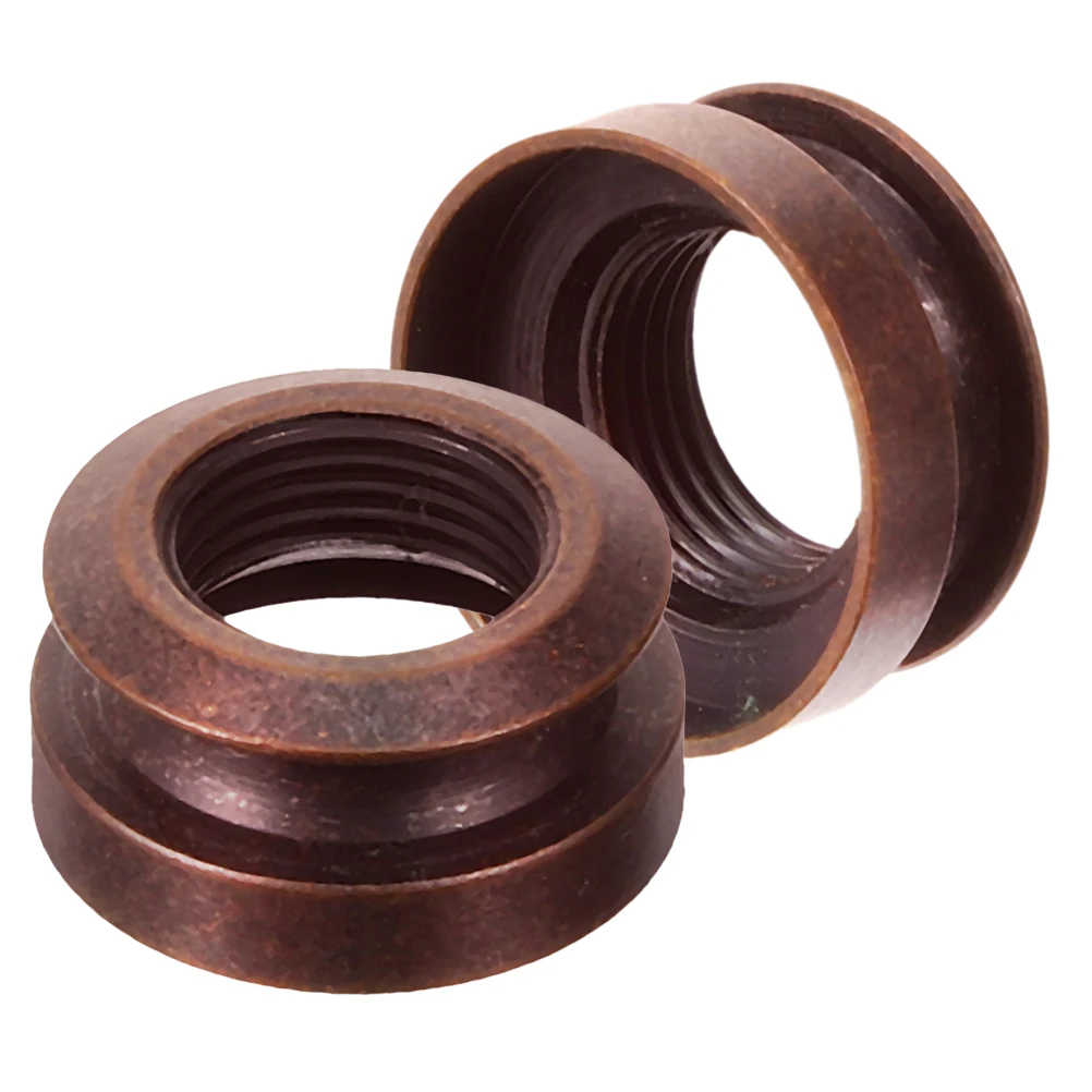 

2Pcs Acoustic Accessories Copper Endpin Wood Guitar Strap Lock Pin Jack Button Locks Adapter Strap Pegs Input Socket Tailpiece