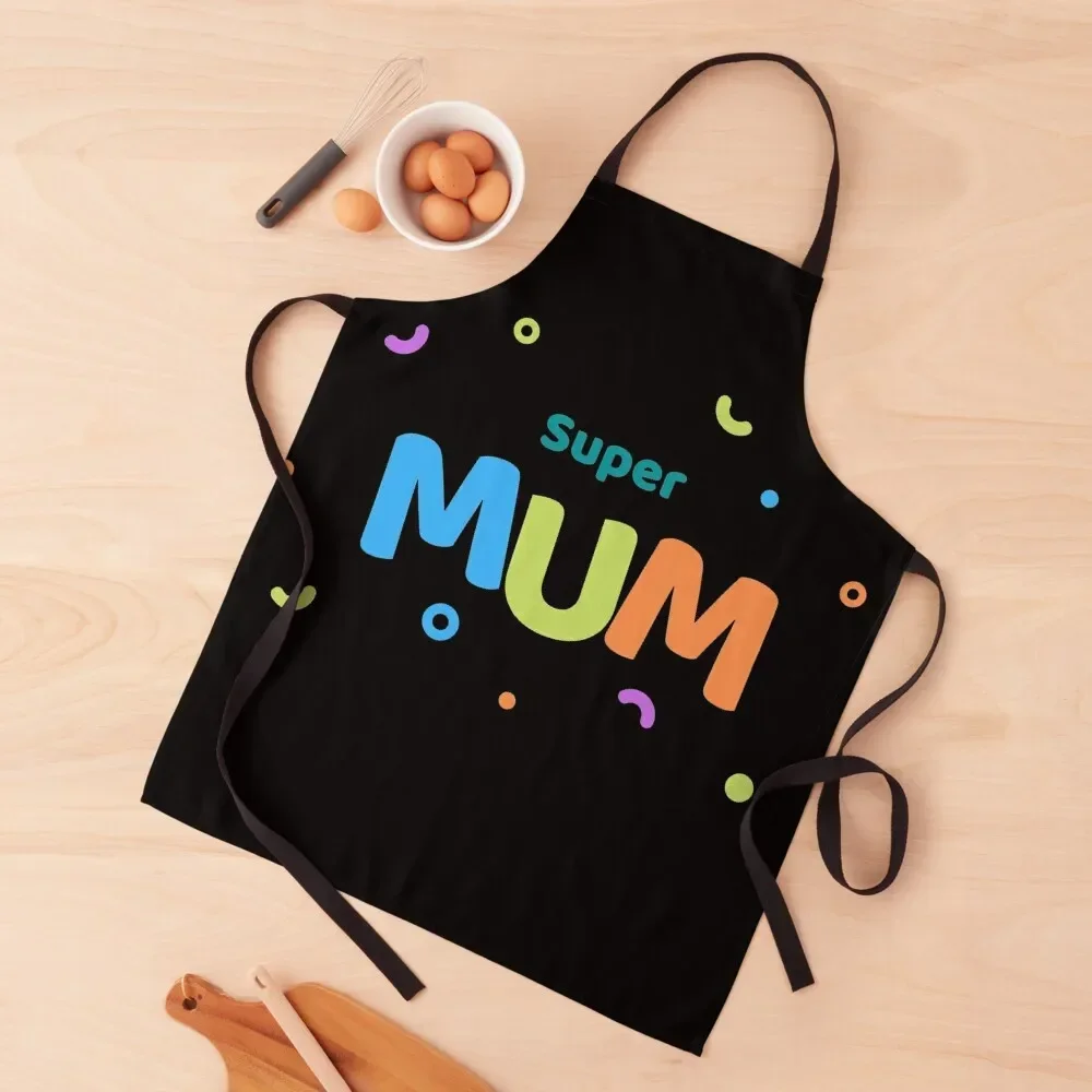 SuperMum Cute Mothers Day Gifts For Mothers Mothers Day Gift Apron Barista christmas kitchen Apron