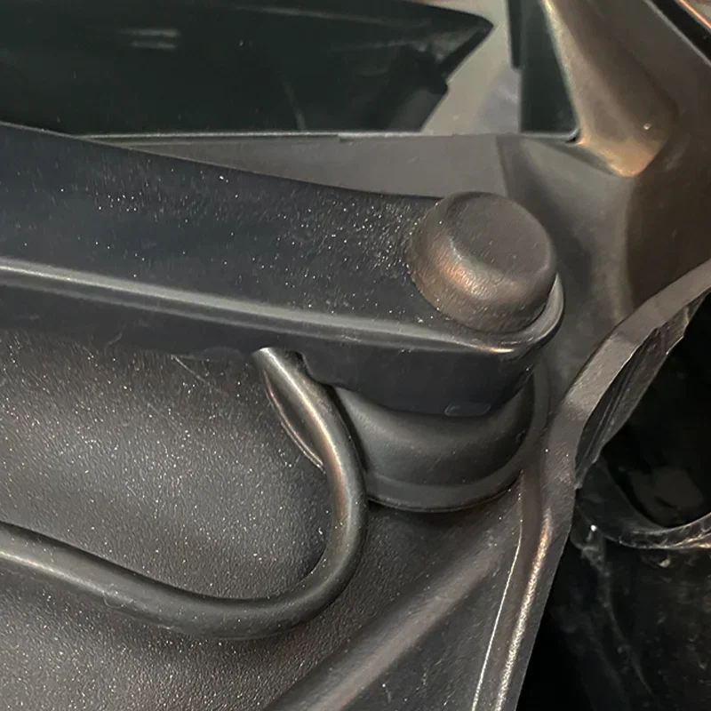 Cubierta protectora para brazo de limpiaparabrisas de coche, accesorio para Tesla Model Y, a prueba de polvo, impermeable, tapones de bloqueo,