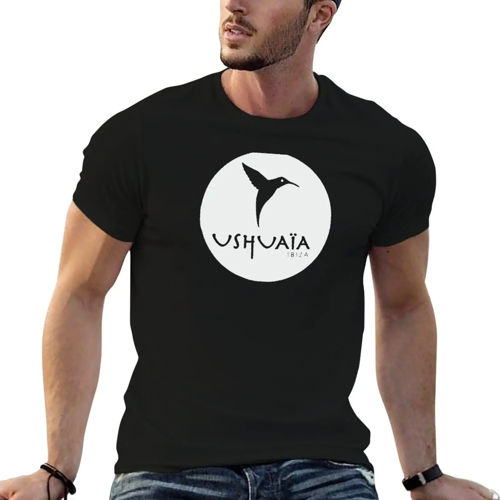 

Ushuaia Ibiza T Shirt Techno T Rave Electronic Music Festival Ibiza Party House T-Shirt man t shirts cotton T-Shirt