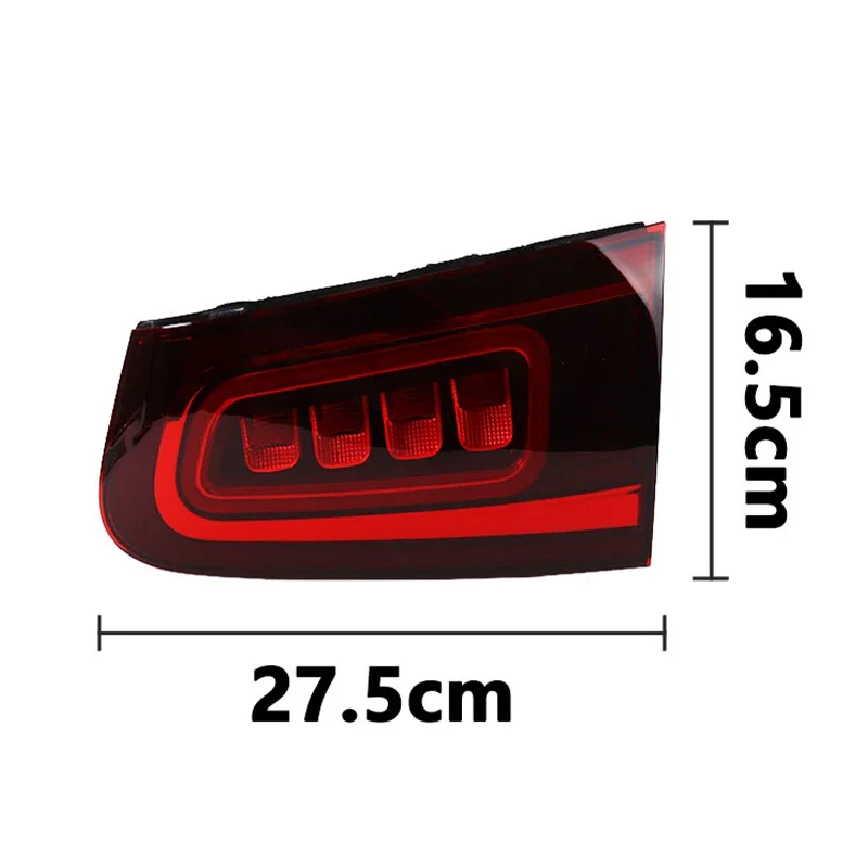 For Mercedes-Benz GLC Class W253 GLC200L GLC260L GLC300L 2020 2021 LED Car Rear Tail Lamp Tail Light Assembly Stop Brake Light