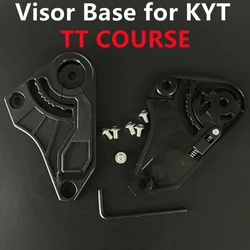 Motorcycle Helmet Visor Base Lock for KYT TT COURSE Viseira Capacete Mechanism Motorbike Helmet Accessories