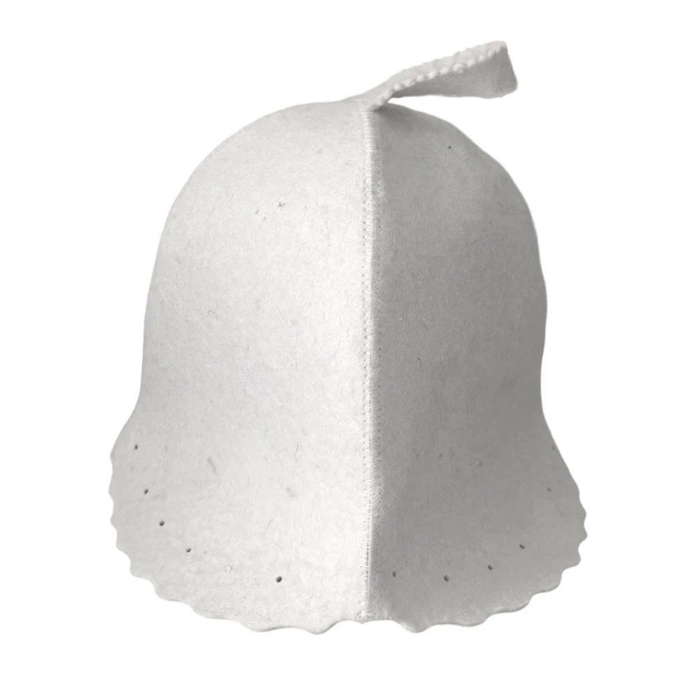 Pilot Style Sauna Hat for Men Made of 100 Felt for Comfortable Heat Retention and Full Ear Protection During Sauna