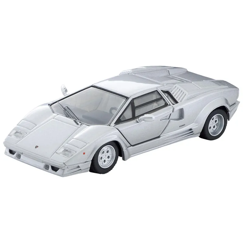 Original Tomytec Tomica Limited Vintage Neo LV-N Lamborghini Countach 25th Anniversary 1/64 Diecast Model Car Silver Collectible