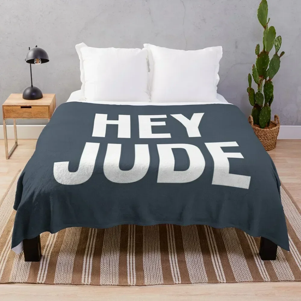 

Hey Jude Throw Blanket Decorative Sofa Plaid wednesday Blankets