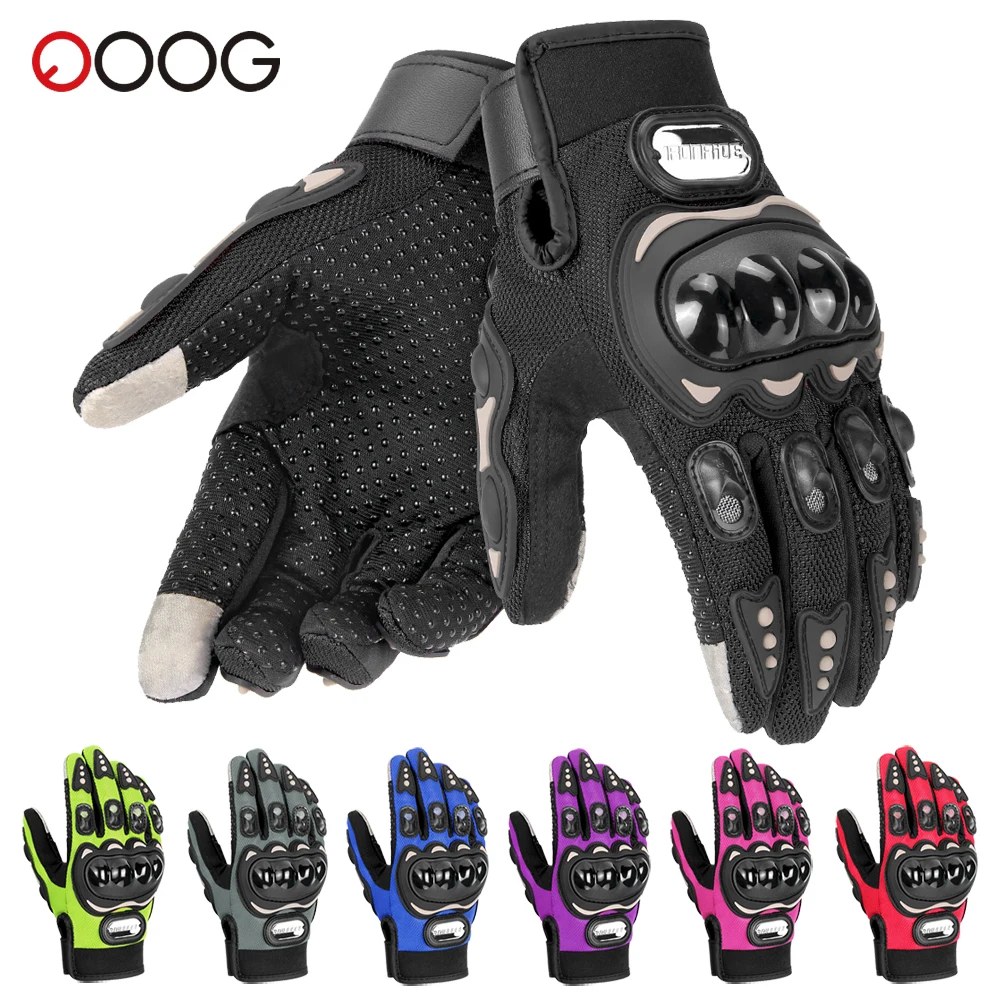 

Motorcycle Gloves Men Women Touch Screen Outdoor Motocross Non-slip Riding Gloves Motorbike Full Finger Gloves Wear-Resistant