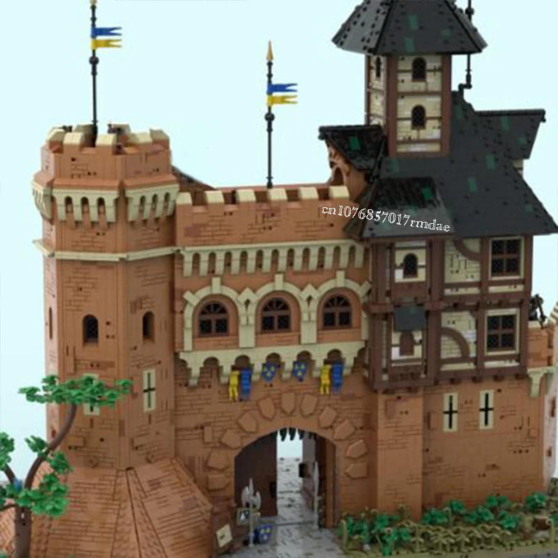 NEW 16164pcs MOC European Medieval Street View Eternal Castle DIY creative ideas Retro child Toy Birthday Gift building blocks