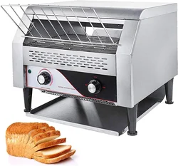 Professional Commercial Stainless Steel Bread/ Bun Electric Conveyor Toaster Burger Toaster For Dicos Fast Food Restaurant