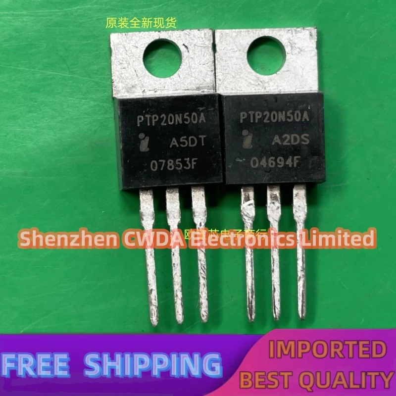 10PCS-20PCS   PTP20N50A MOS 20A 500V TO-220 In Stock Can Be Purchased