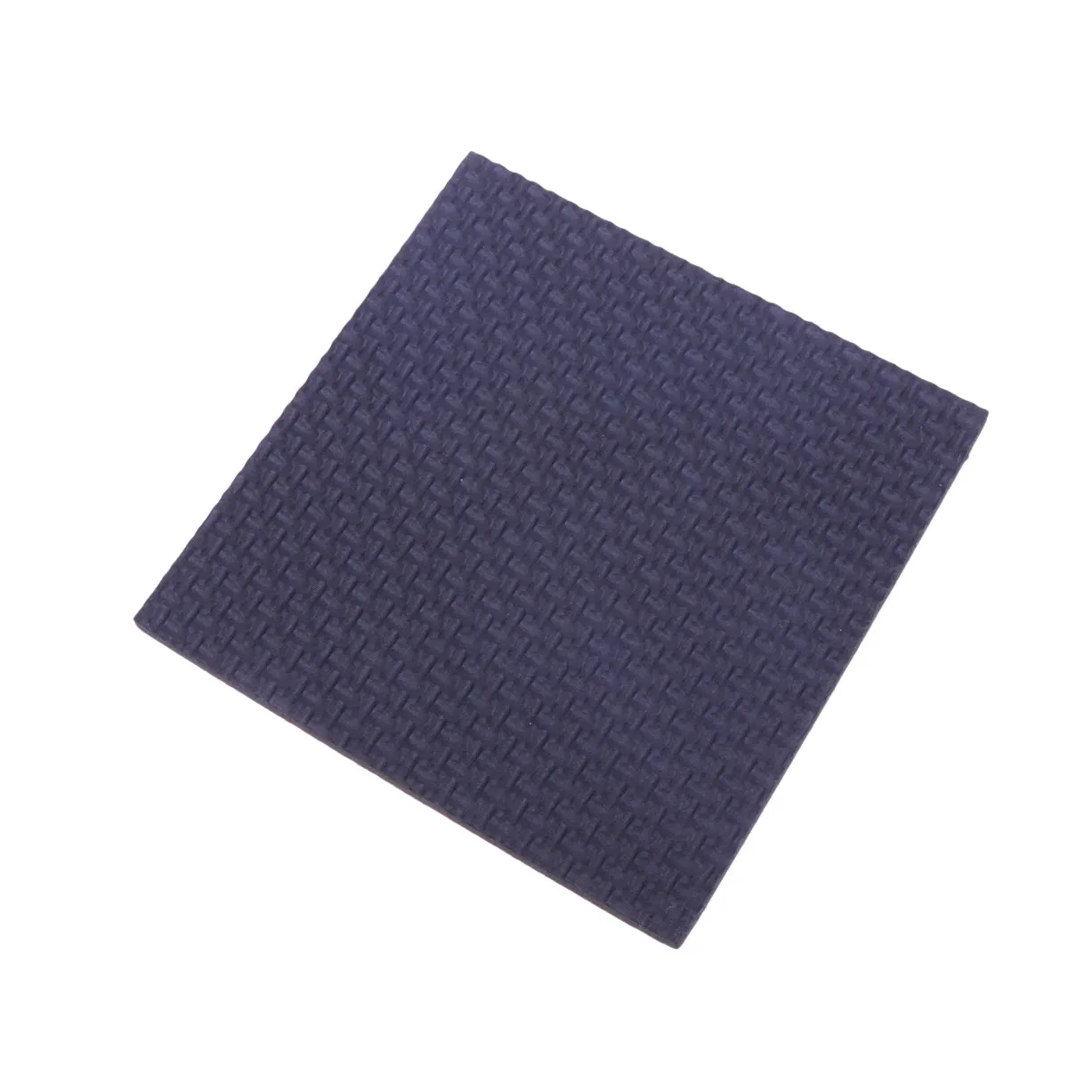 10Sheets Anti-Slip Furniture Grippers Eva Pads Floor Protectors Chair Stopper Scratch Prevention Sound Insulation Black Square