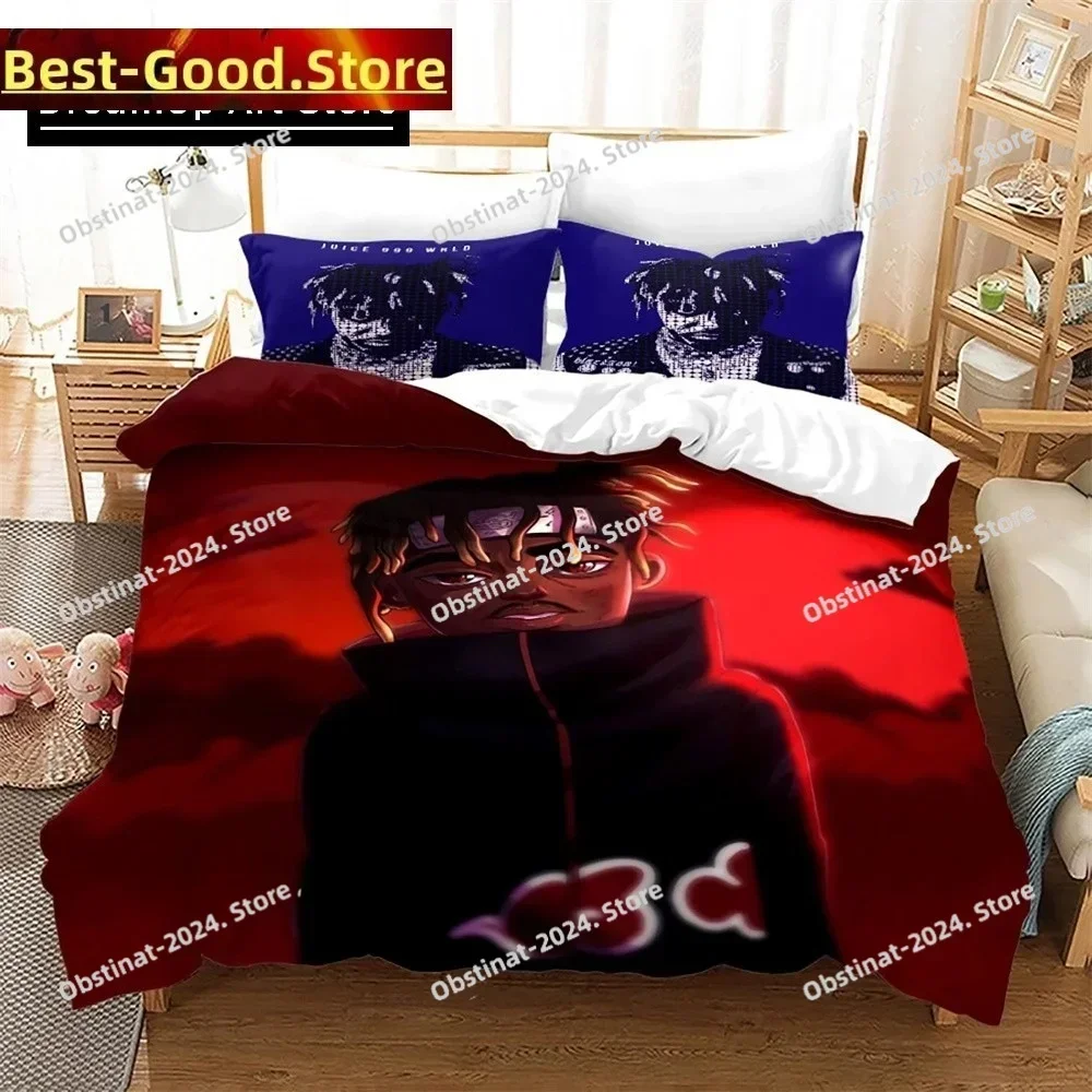 3D Fashion Juice Wrld Bedding Set Printed single Comforter Quilt Bed Cover Duvet Cover Pillow Case 3 Pieces Sets Kids Adult Size