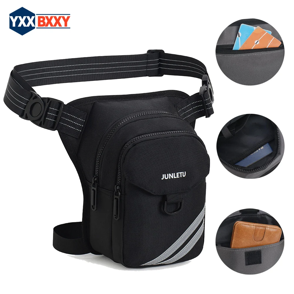 

1PCS Drop Leg Bag For Men Women Thigh Bag With Leg Strap For Motorcycle Riding Hip Pouch Leg Fanny Pack Purse Crossbody
