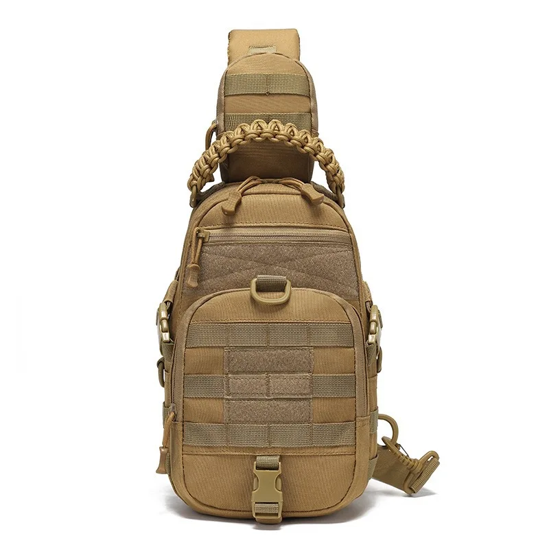

Outdoor Chest Bag Men's One Shoulder Crossbody Bag Large Capacity Waterproof Camouflage Combat Bags for Leisure and Sports