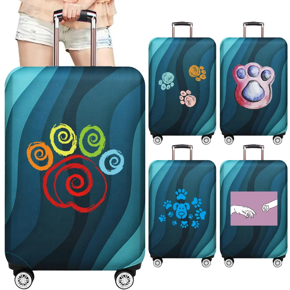 

Крышка коробки на тележке, толстая эластичная крышка для багажа, серия следов, устойчивая к различным стилем, 18-32-дюймовая подходит для багажа