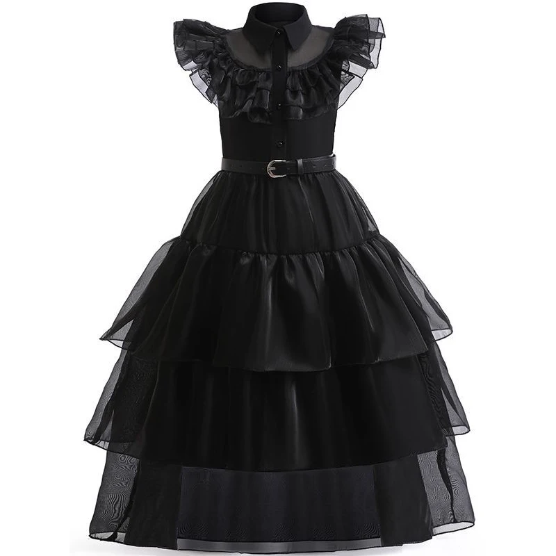 Carnival Easter Disguise Dress Up Children Halloween Cosplay Costume For Kids Fancy Princess Floral Evening Party Prom Ball Gown