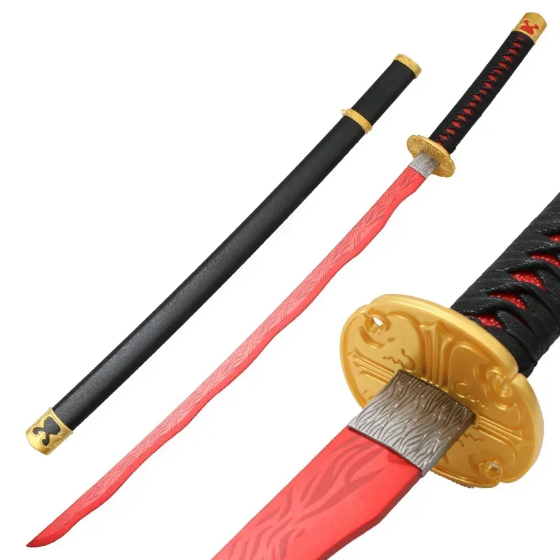 40 inch Rollenspel Elden Bamboe Gemonteerd Katana Zwaard Wapen Cosplay Ringen 100 cm Model