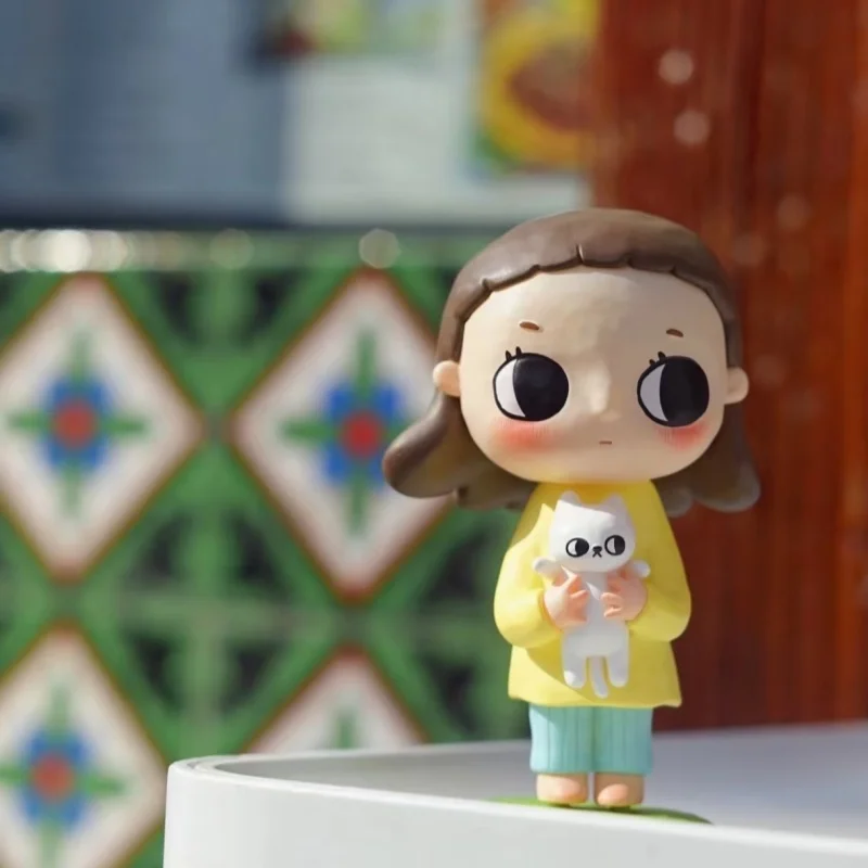 

POP MART Nyotas Flauschige Life Series Blind Box Toys Kawaii Anime Action Figure Surprise Mystery Box Dolls Girls Gift