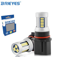 R8 2pcs Small Size Car LED Daytime Running Light Fog Lamp P13W PSX26W SH23W Driving Bulbs 6000K White 12V For A4 Q5 CX-5 Yeti