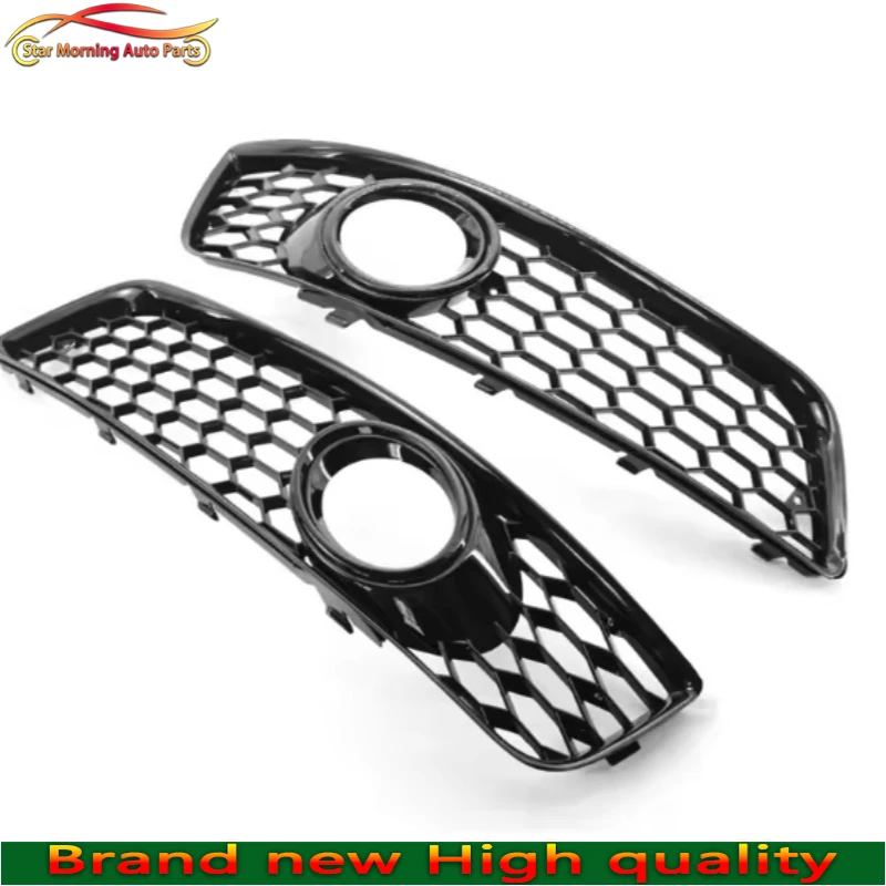 

8P0-807682D A8P0807682D Brand New 1 Pair Car Front Bumper Fog Light Mesh Grille for Audi A3 8P 2009-2013 8P0807682D