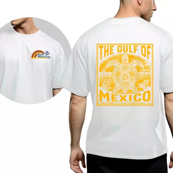 

Gulf of Mexico T-Shirt - Anti Trump Political Merch - Nautical Coastal R - High-end Luxury Is for Both Men and Women Top Y2k