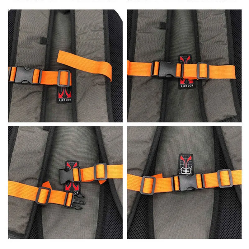 Adult/Children Backpack Chest Harness Strap Adjustable Backpack Fixed Front Buckle Non-Slip Pull Belt Durable Bag Accessories