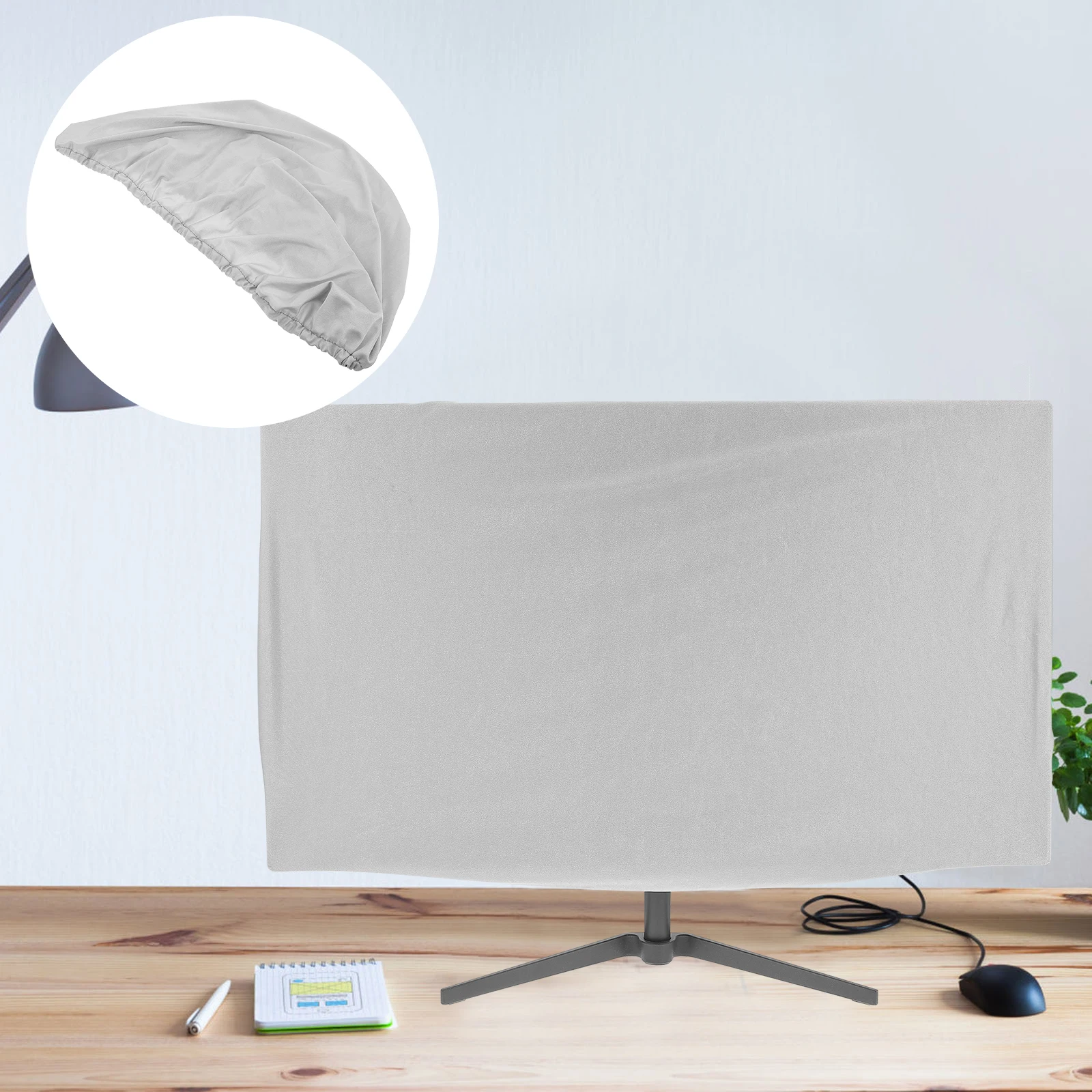 

Computer Monitor Dust Cover 27Inch Elastic Screen Protector Lightweight Foldable Sleeve For Desktop Monitor Waterproof Dustproof