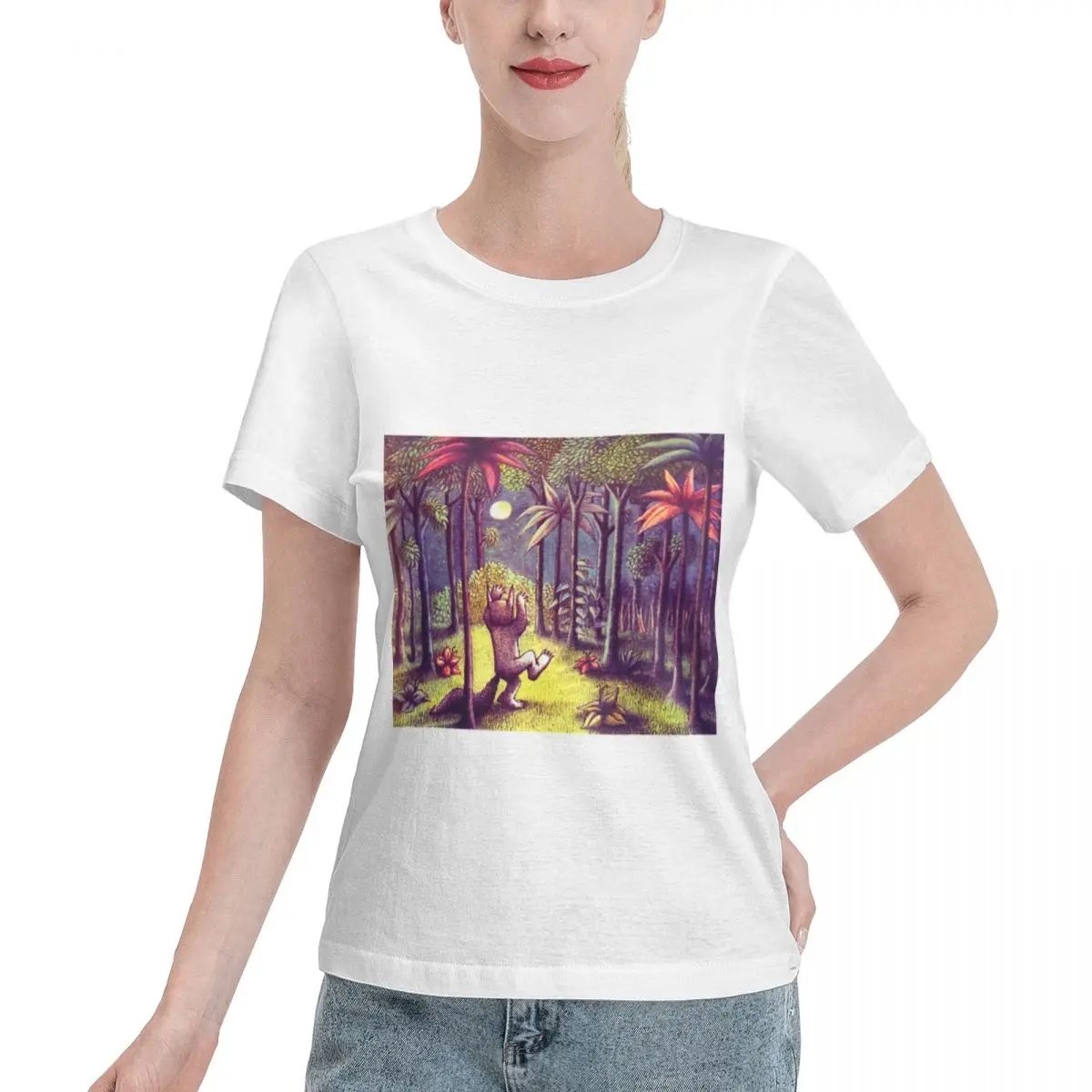 Value Pack Let The Wild Rumpus Start Women's T-shirt Trendy Casual Fashion Ladies Shirt
