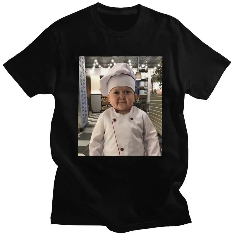 Custom Hasbulla Cooking Master T Shirt Men Short-Sleeve T-shirt Casual Tee Pure Cotton Slim Fit Tshirts Merch