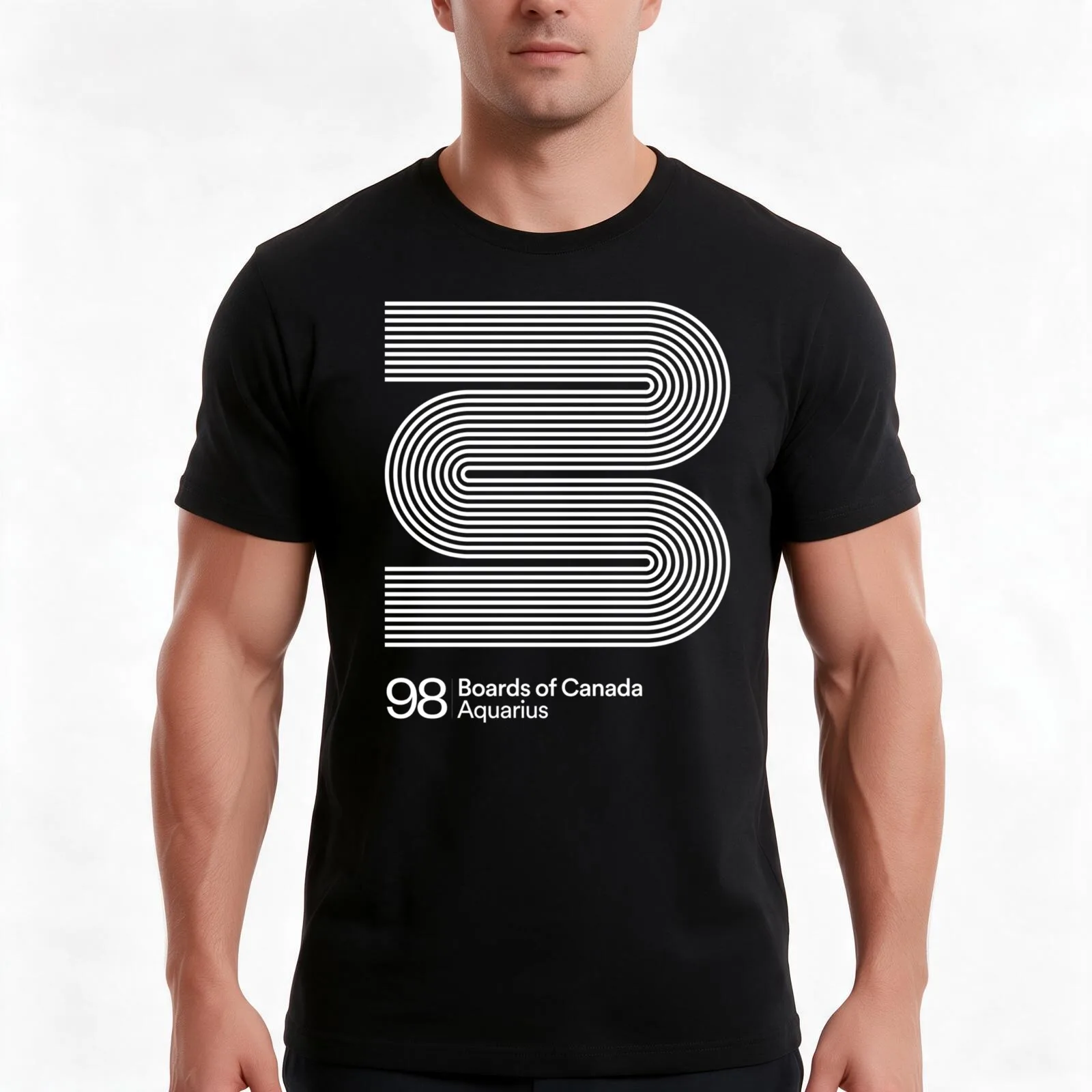 Boards of Canada — Aquarius Classic T-Shirt Summer Casual Cotton Tee Oversized Streetwear Tops Vintage Graphic Print