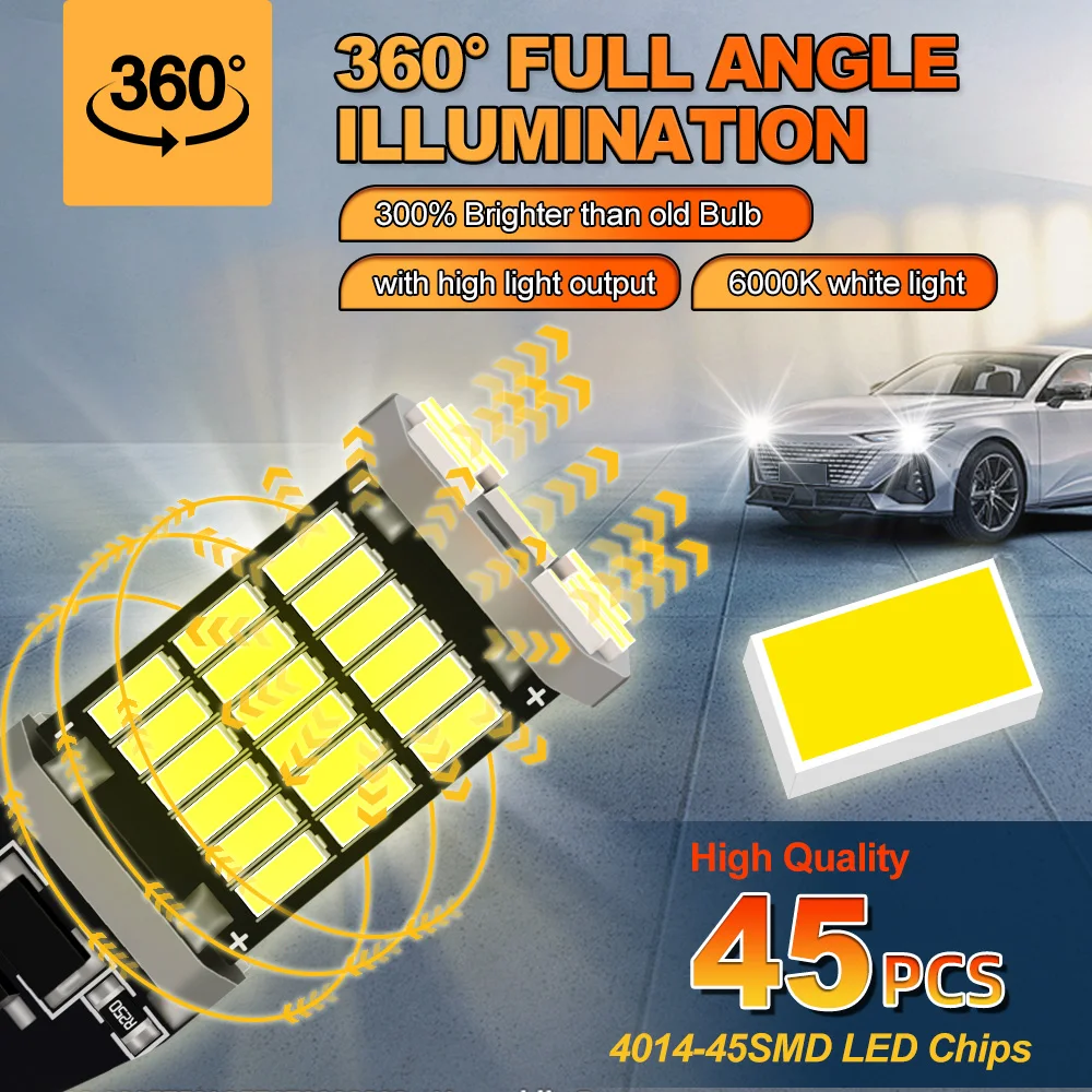 2 قطعة T15 W16W سيارة LED عكس الضوء Canbus لا خطأ صالح لسيارات BMW X5 E53 E70 اكسسوارات 2000-2013 مصباح احتياطية السوبر مشرق