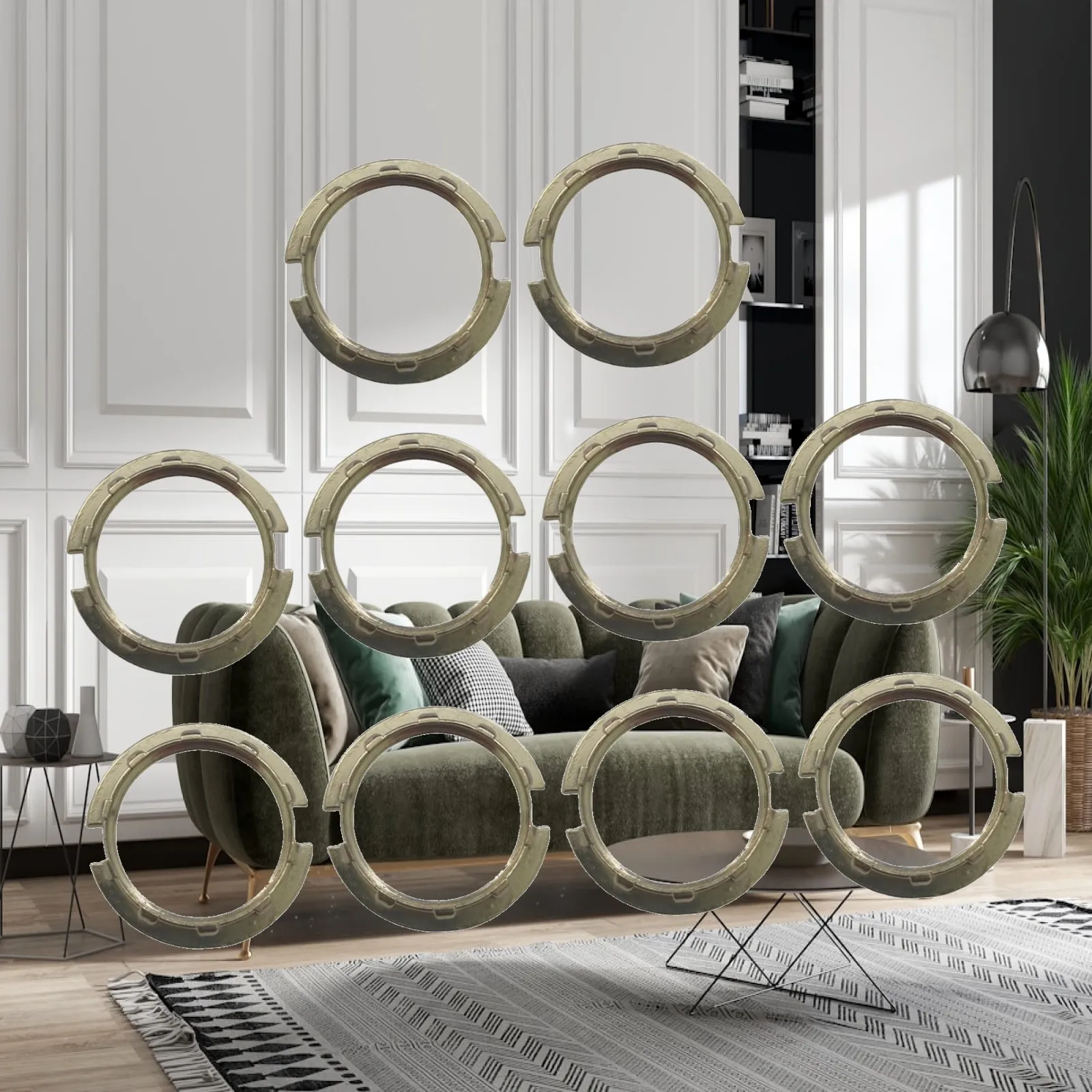 Lampshade Holder Adapter Threaded Ring Converter Fixture Hardware for G9 Bulb Mounting Part Easy Install for Floor Table Lamp