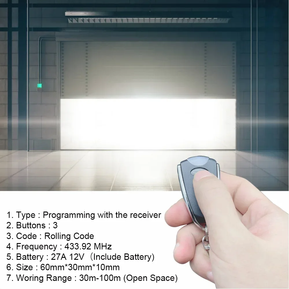 For liftmaster 94335E C945 84330E 84335E Garage Door Remote Control 433.92MHz Electric Gate 84335EML 84333E 84330EML 84333EML
