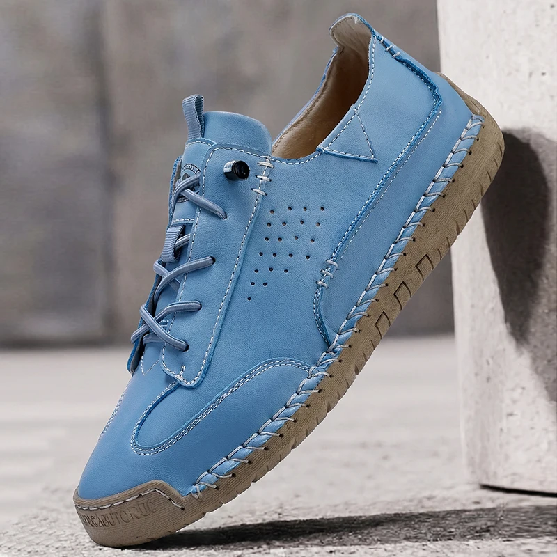 

Men's Big Size Casual Leather Loafers Suede Moccasins Wedding Dress Shoes High Quality Fashionable Zapatos