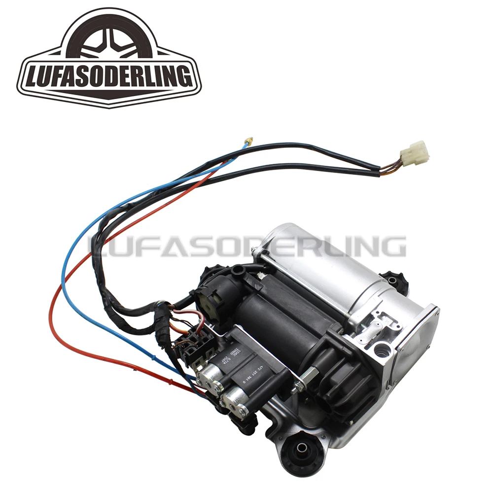 

1x Air Compressor Pump With Solenoid Block Valve For BMW X5 E39 E53 E65 E66 OEM 37221092349 Optional With Relay Suspension Parts