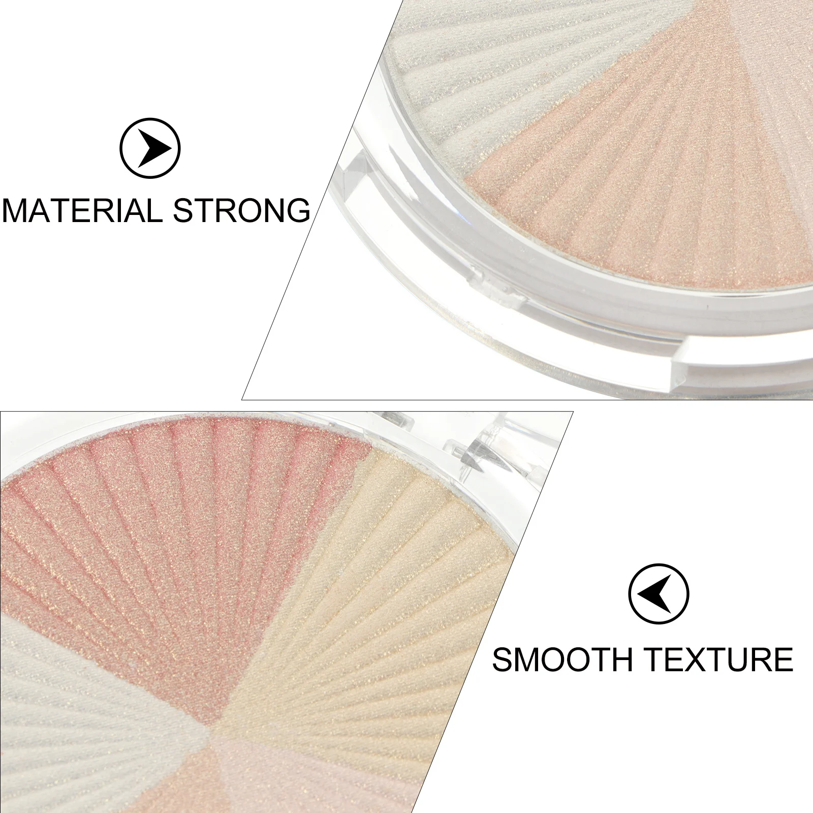 

1 Box 5 Colors High Light Powder Pressed Finishing Face Makeup Natural Glow Long Lasting Shimmer Brightening Powder
