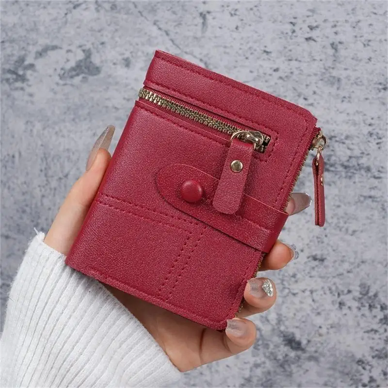 

Womens Wallets Large Capacity Credit Card Holder Pu Leather Clutch Short Wallet Ladies Travel Purses Bifold Wallets 20CA