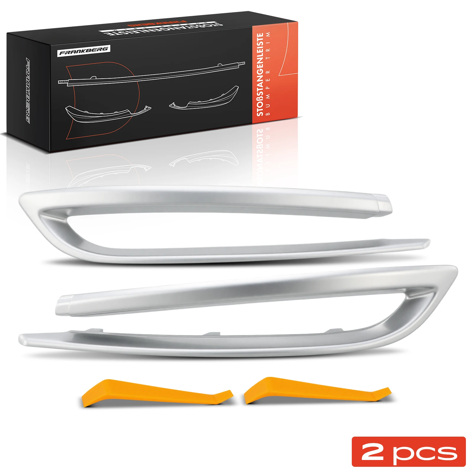 Frankberg 2x Trim Bumper Achter Links Rechts voor BMW 5 Serie F10 F11 2.0L 3.0L 4.4L 2009-2017 51127331614 BM1147113