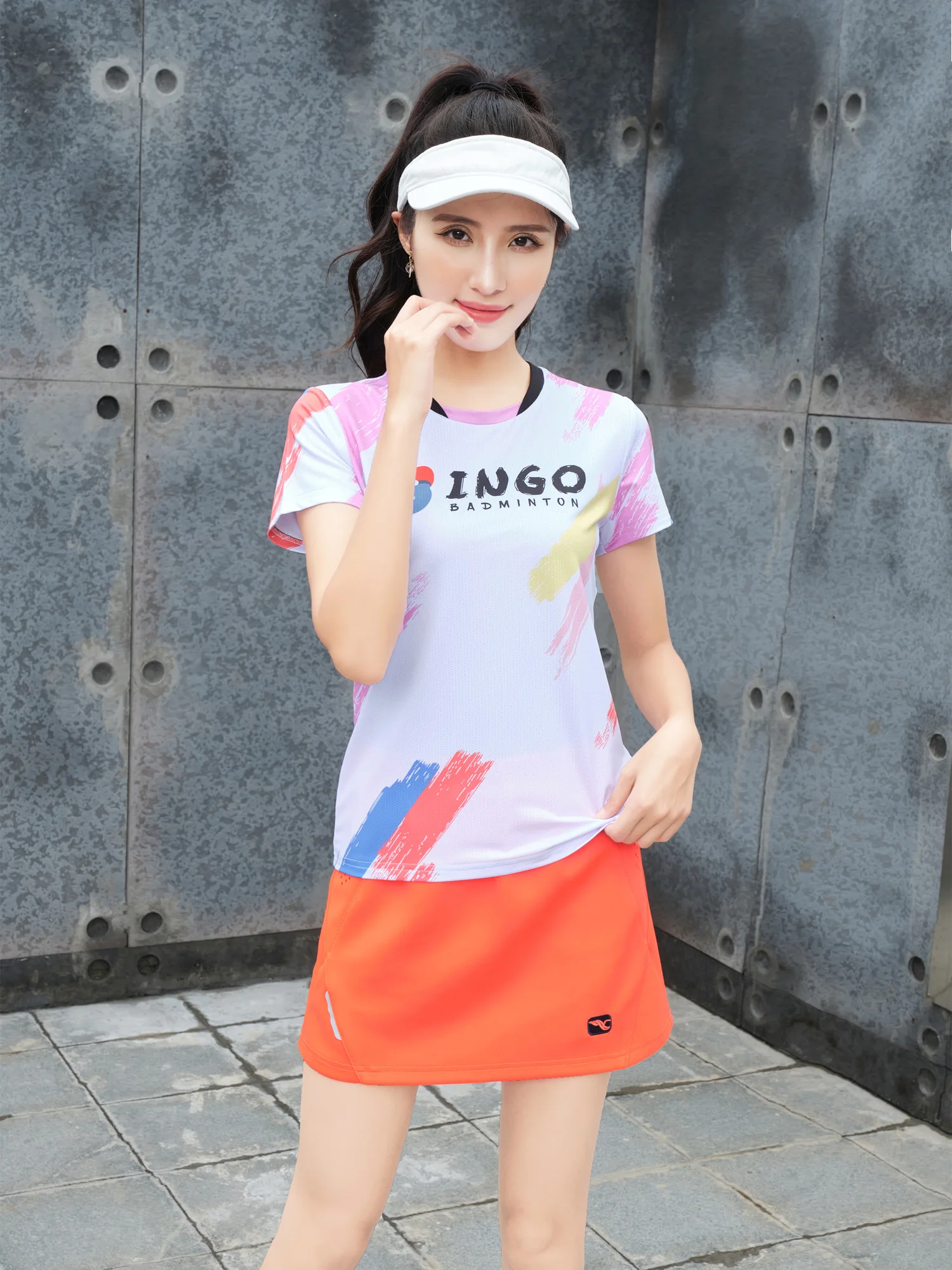 Badminton Training Shirts Women Breathable Table Tennis Short Sleeve Golf Sportswear Ping Pong Quick Dry Outwork Clothes